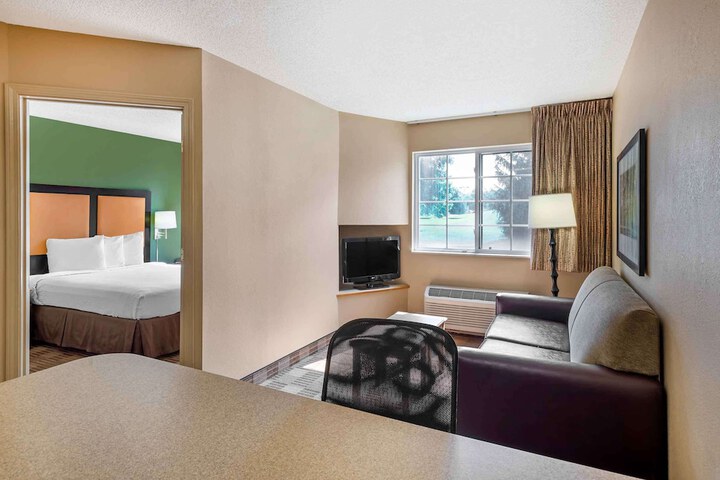 1 Queen Bed | Mobility Accessible Tub Suite Kitchen (1 of 6)