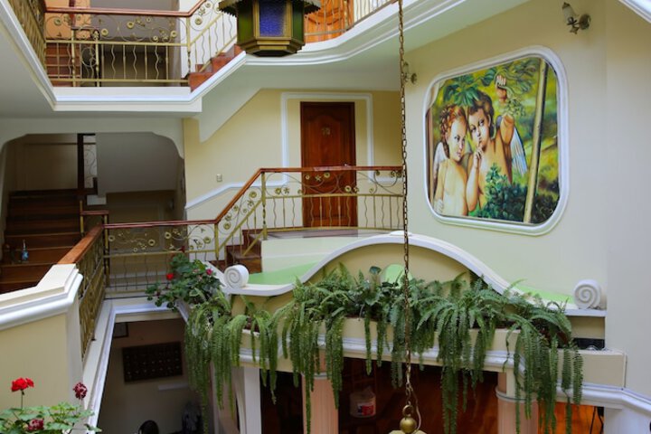 Interior entrance