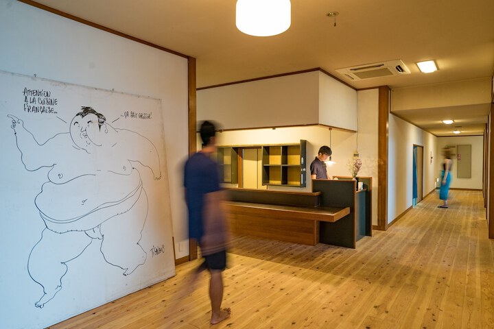Interior entrance