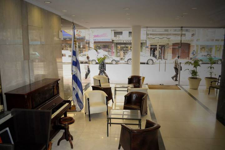 Interior entrance