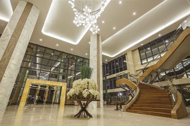 Interior entrance