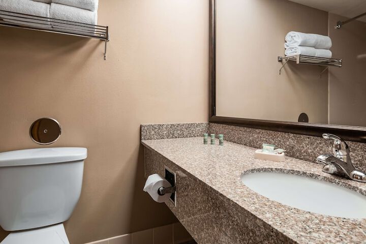 Accessible Suite Queen Bed Accessible Walk in Shower Sofa Bed Work Desk Microwave and Refrigerator Full Breakfast (30 of 30)