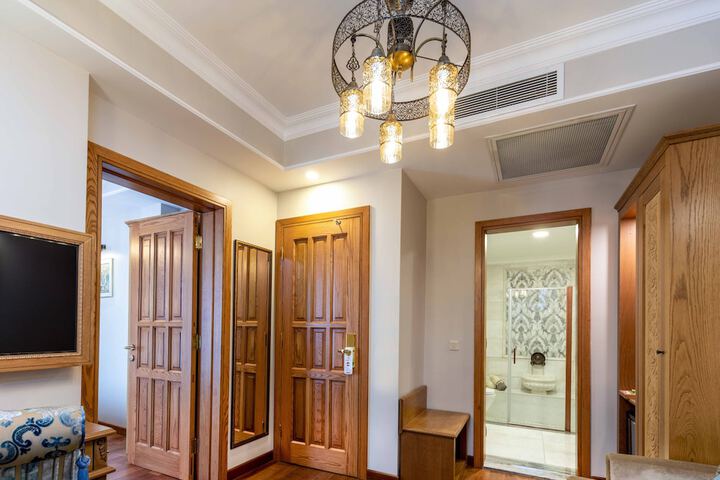 Interior entrance