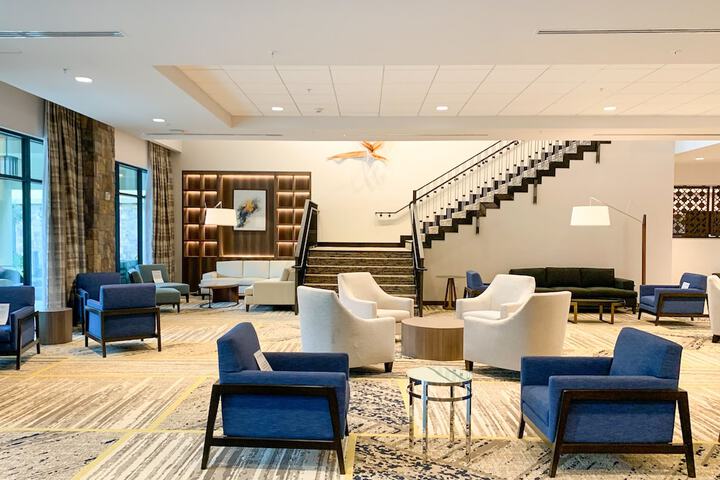 Lobby sitting area