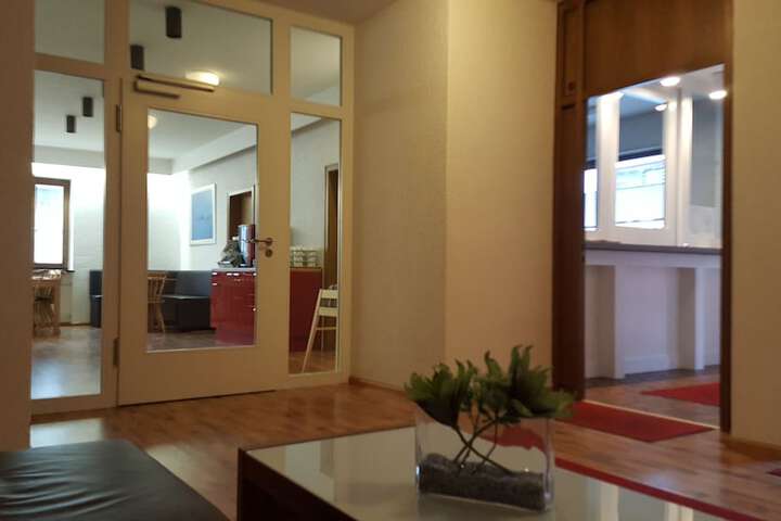 Interior entrance