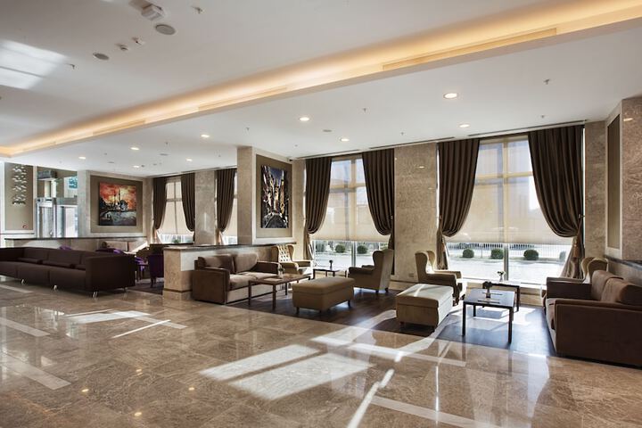 Lobby sitting area