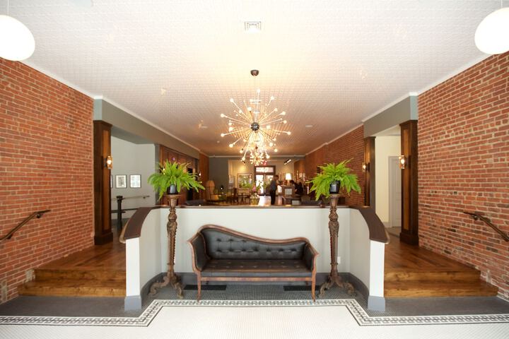 Interior entrance