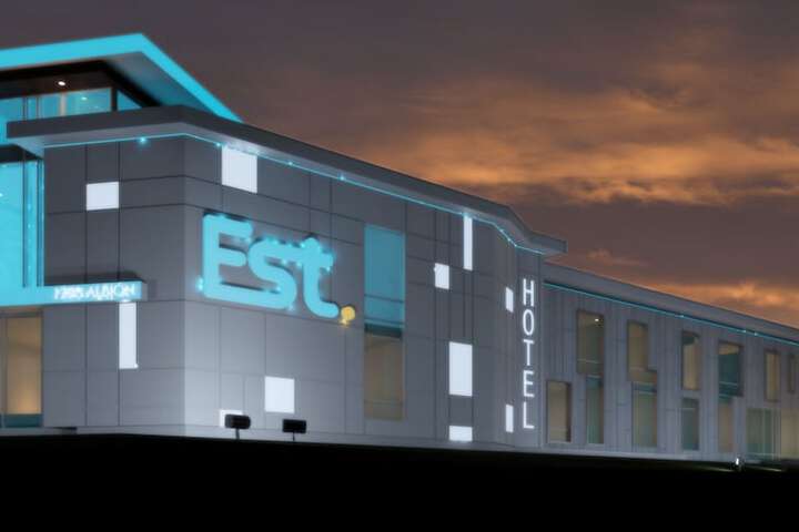 Front of property - evening/night