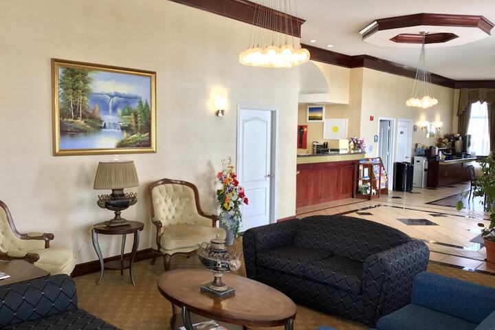 Lobby sitting area
