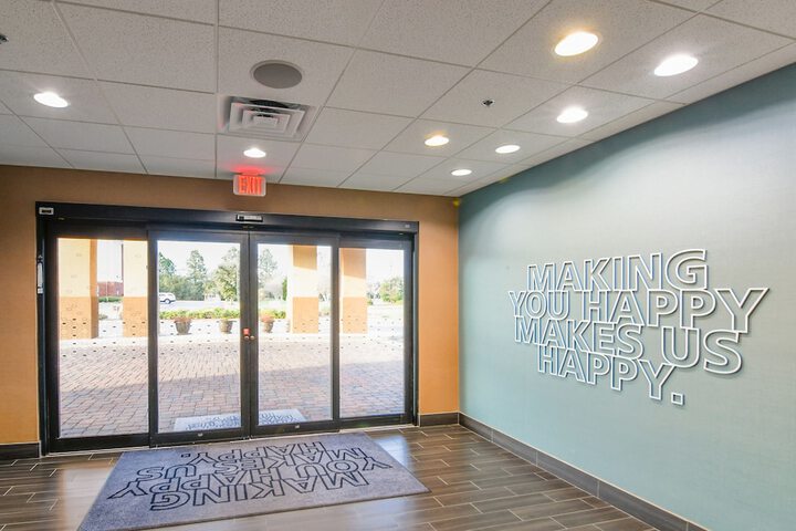 Interior entrance