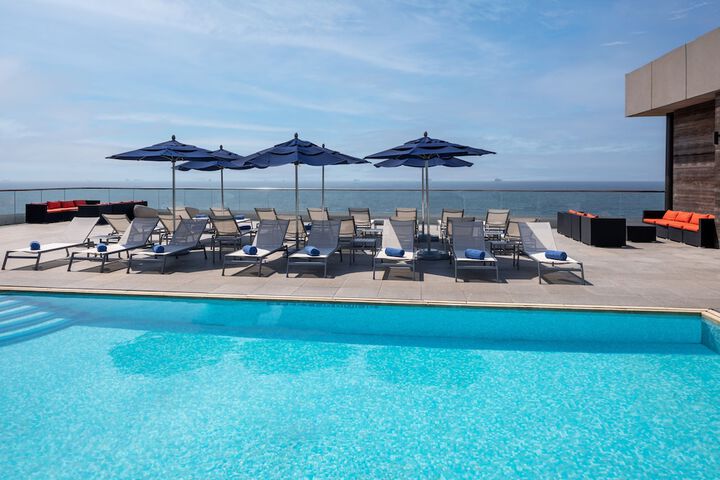 Rooftop pool