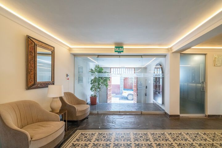 Interior entrance