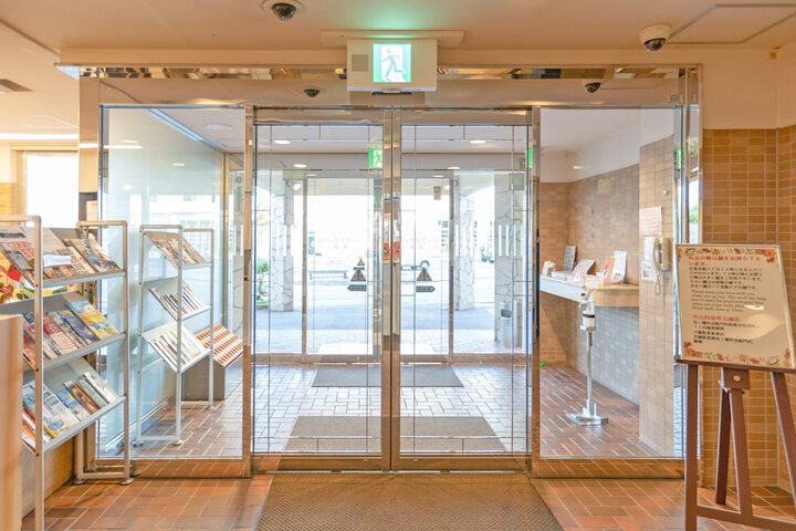 Interior entrance