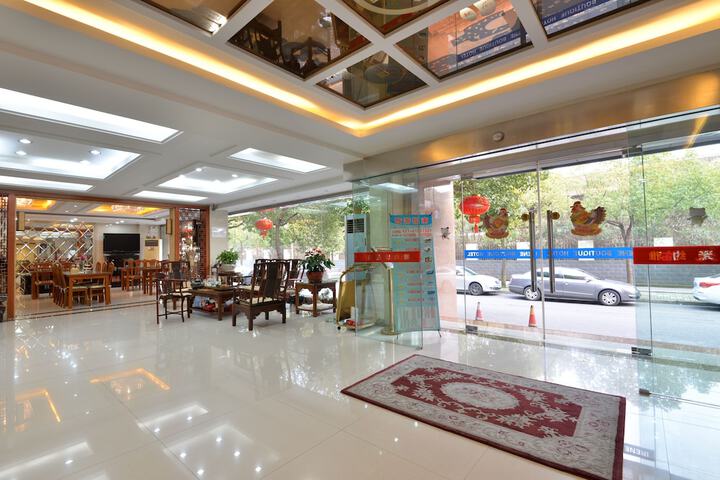 Interior entrance