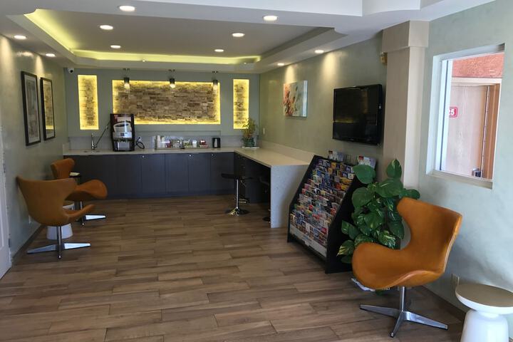 Interior entrance