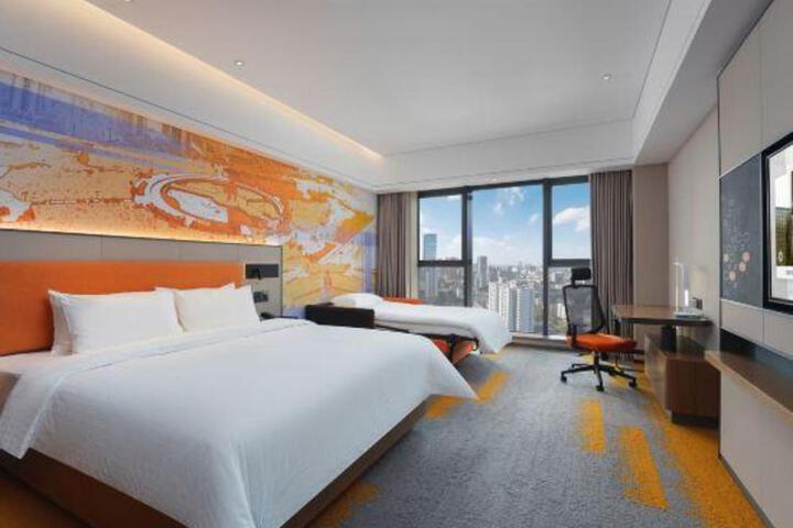 Exterior of Hampton by Hilton Tianjin Haijiao Park National Convention and Exhibition Center