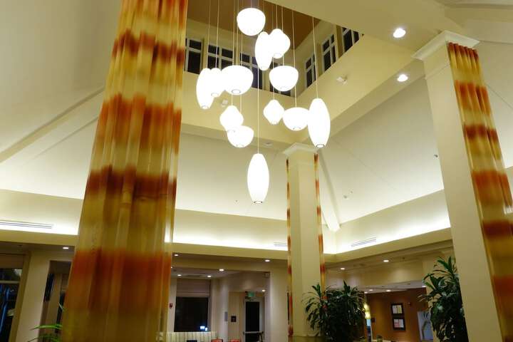 Interior entrance