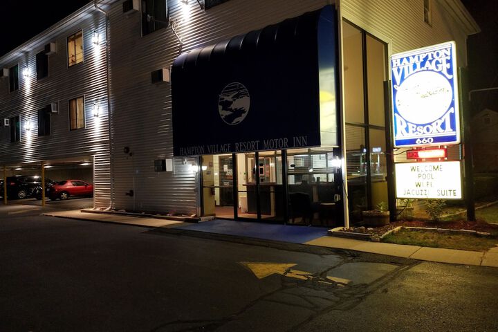 Front of property - evening/night