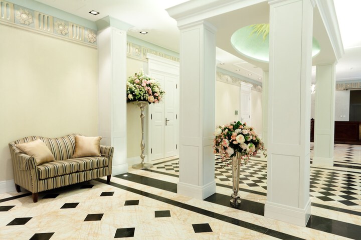 Lobby sitting area