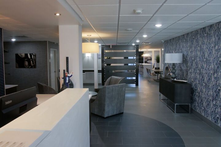 Interior entrance