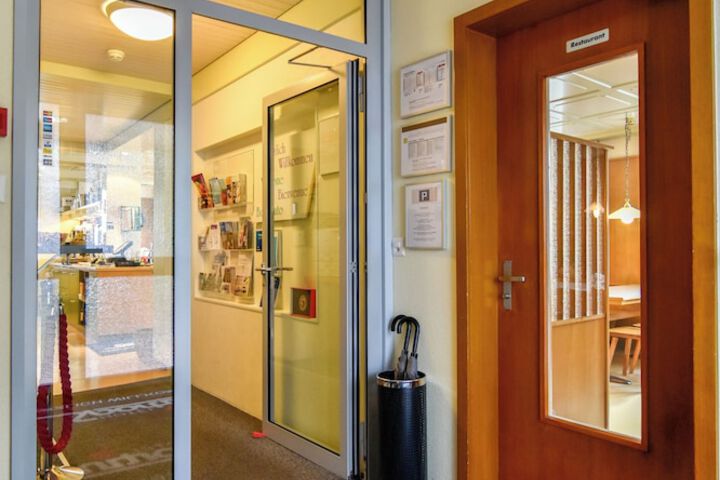 Interior entrance