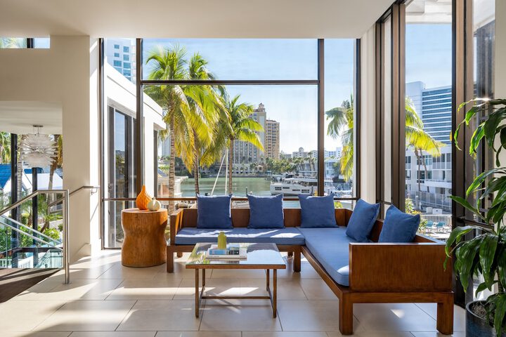 Lobby sitting area
