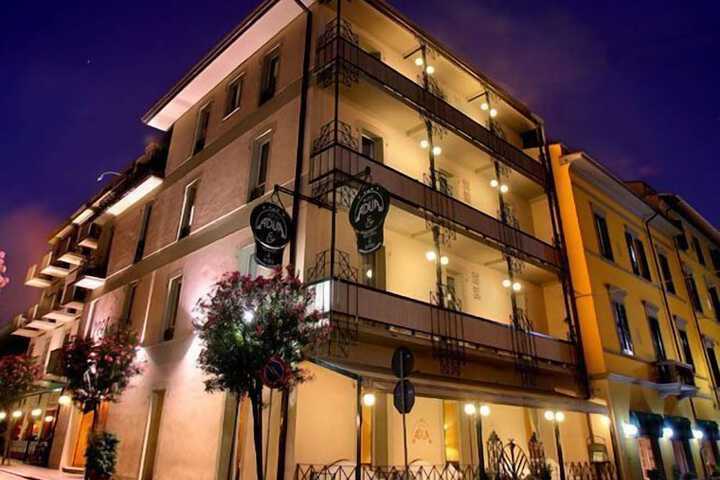 Front of property - evening/night