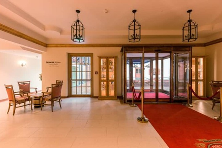 Interior entrance