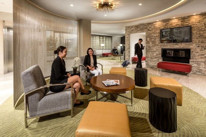Lobby sitting area