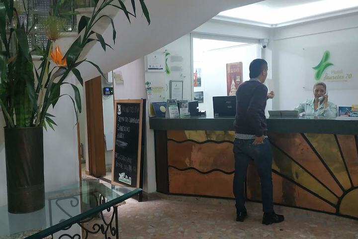 Interior entrance