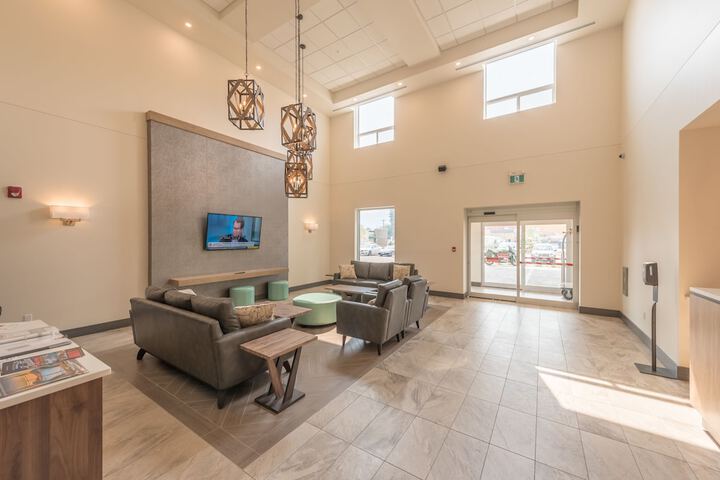 Lobby sitting area