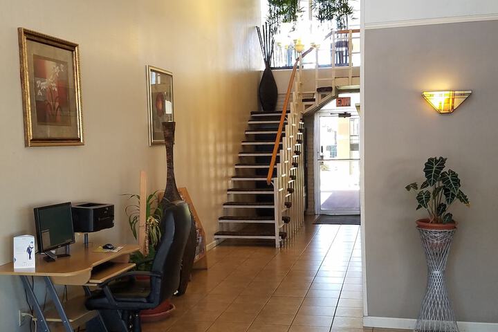 Interior entrance