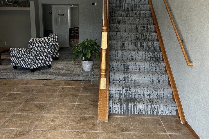 Interior entrance