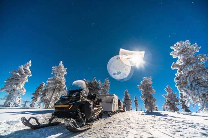 Snowmobiling
