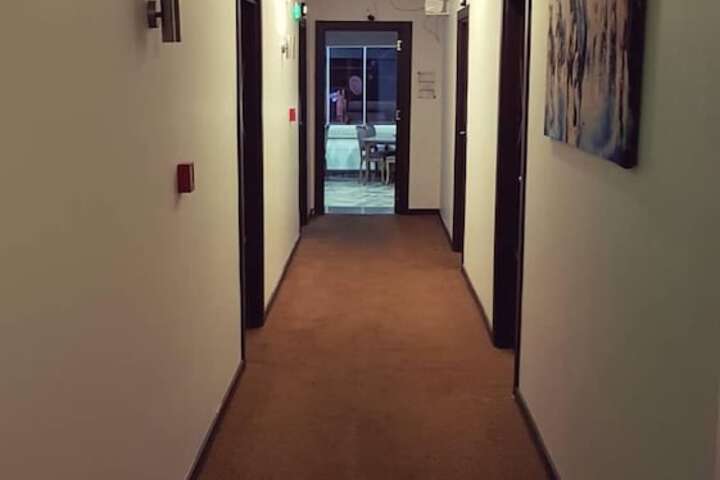 Interior entrance