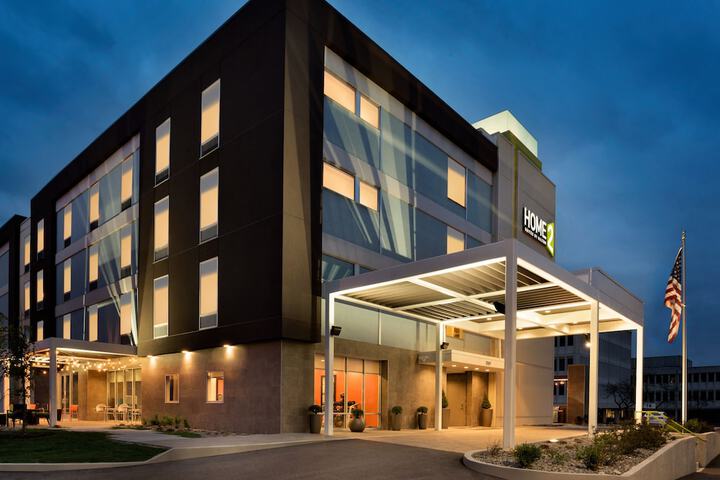 Front of property - evening/night
