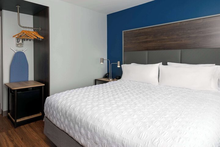 1 King Bed with Walk in Shower (1 of 7)