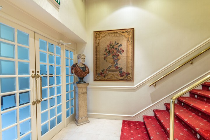 Interior entrance