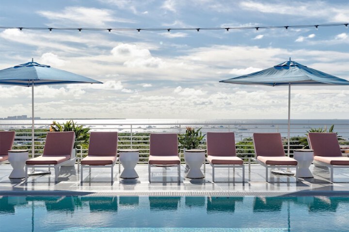 Rooftop pool