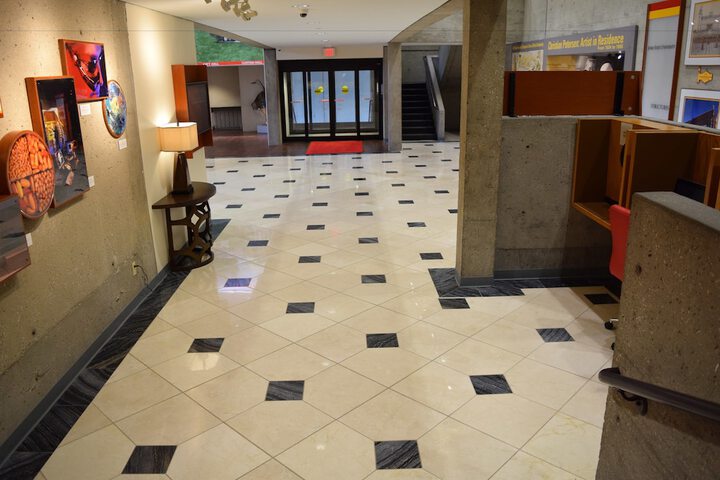 Interior entrance