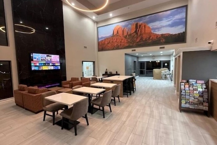 Lobby sitting area
