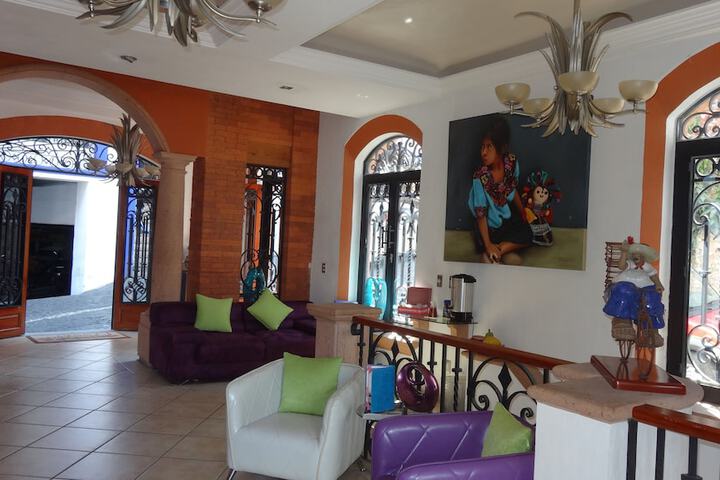 Interior entrance