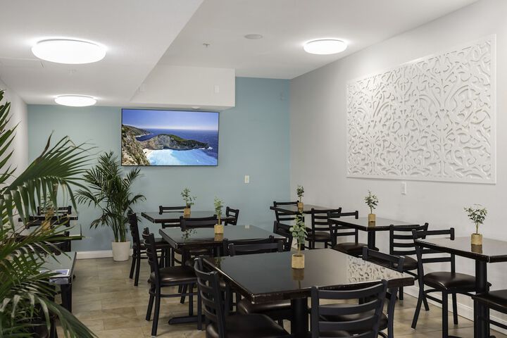 Lobby sitting area