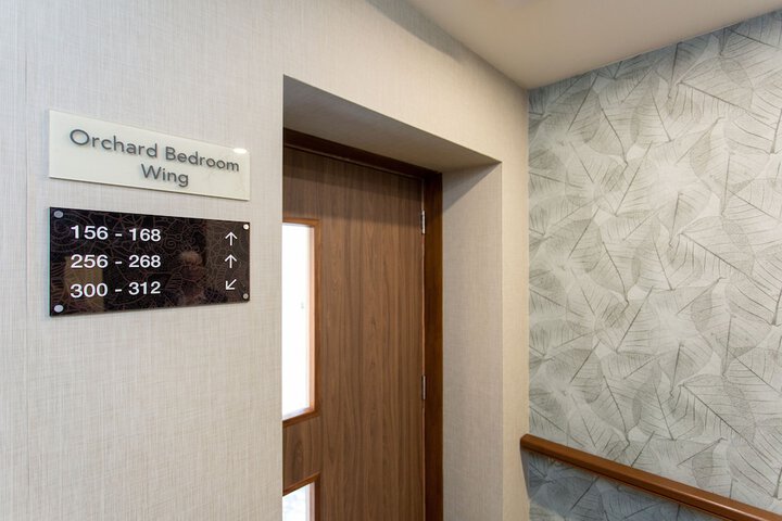 Interior entrance