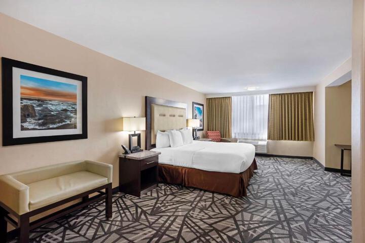 1 King Bed High Speed Internet Accessible Microwave and Refrigerator, Coffee Maker, Hairdryer Iron and Ironing Board Full Breakfast (9 of 12)