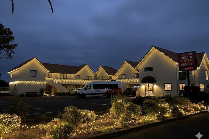 Front of property - evening/night