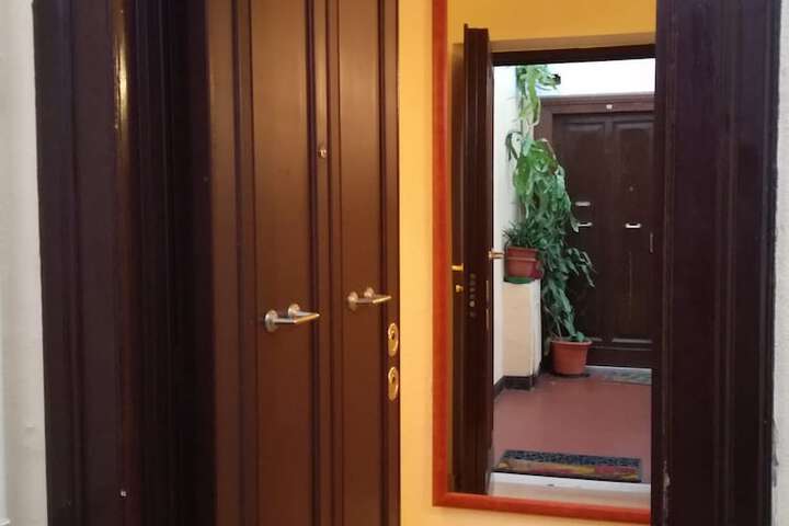 Interior entrance