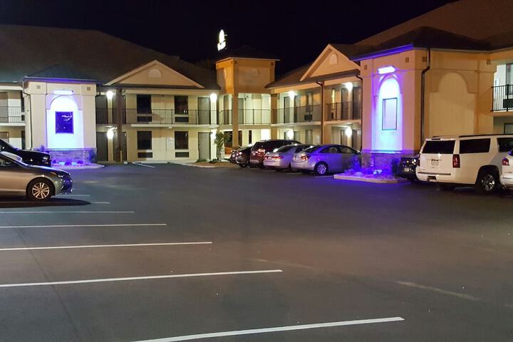 Front of property - evening/night