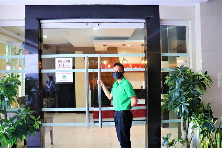 Interior entrance