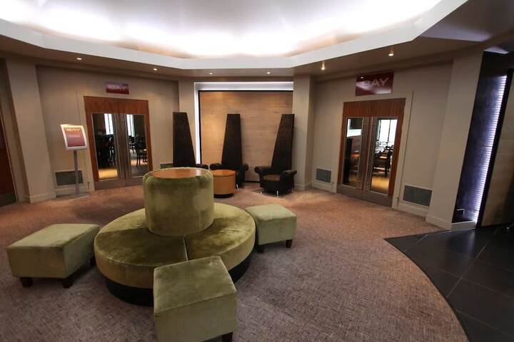 Interior entrance